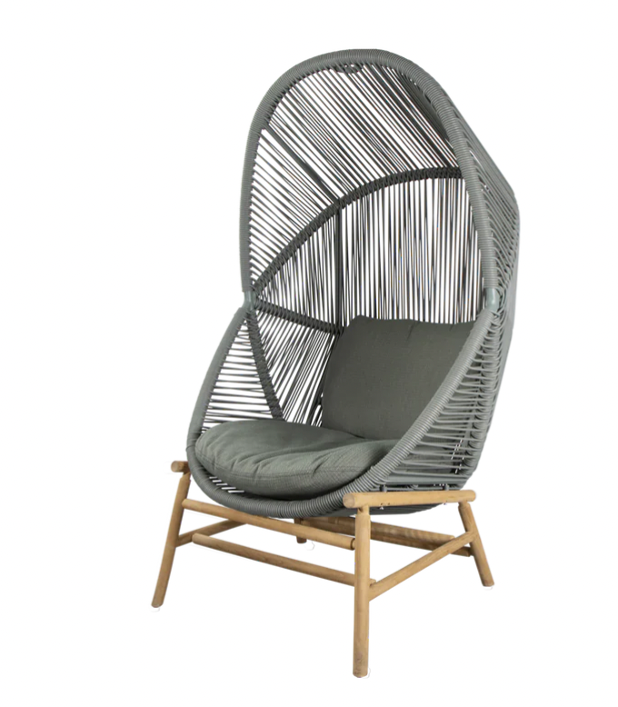 Hive Woven Hanging Chair with Cushions