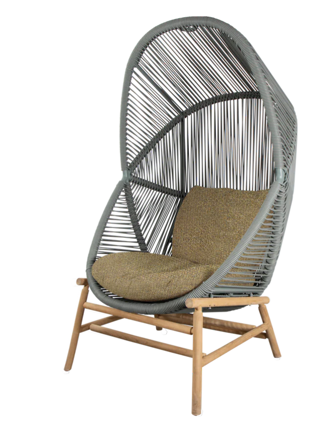 Hive Woven Hanging Chair with Cushions