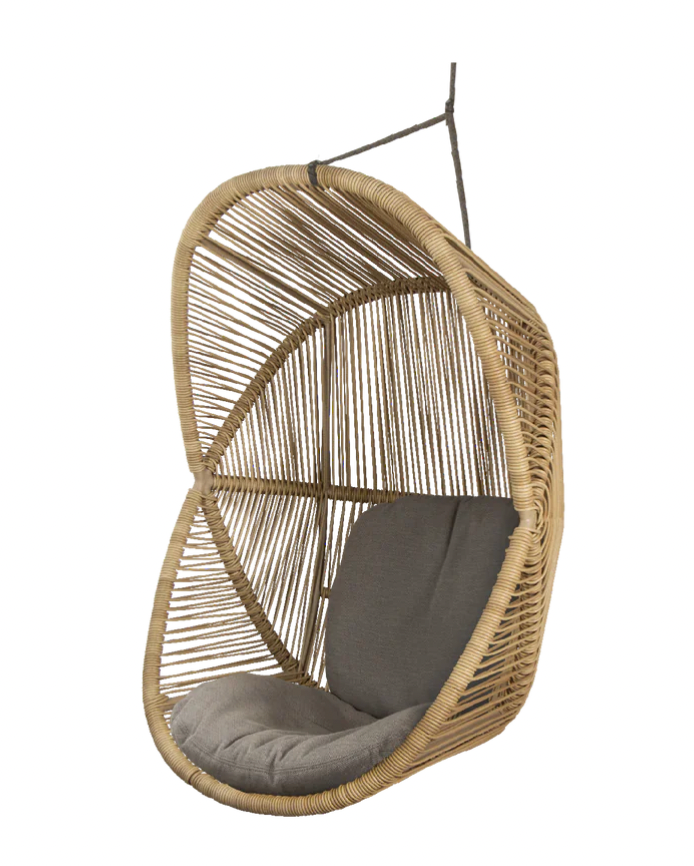 Hive Woven Hanging Chair with Cushions