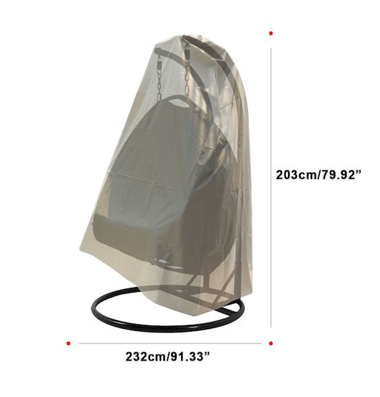 Double Hanging Chair Outdoor Cover - HangingComfort