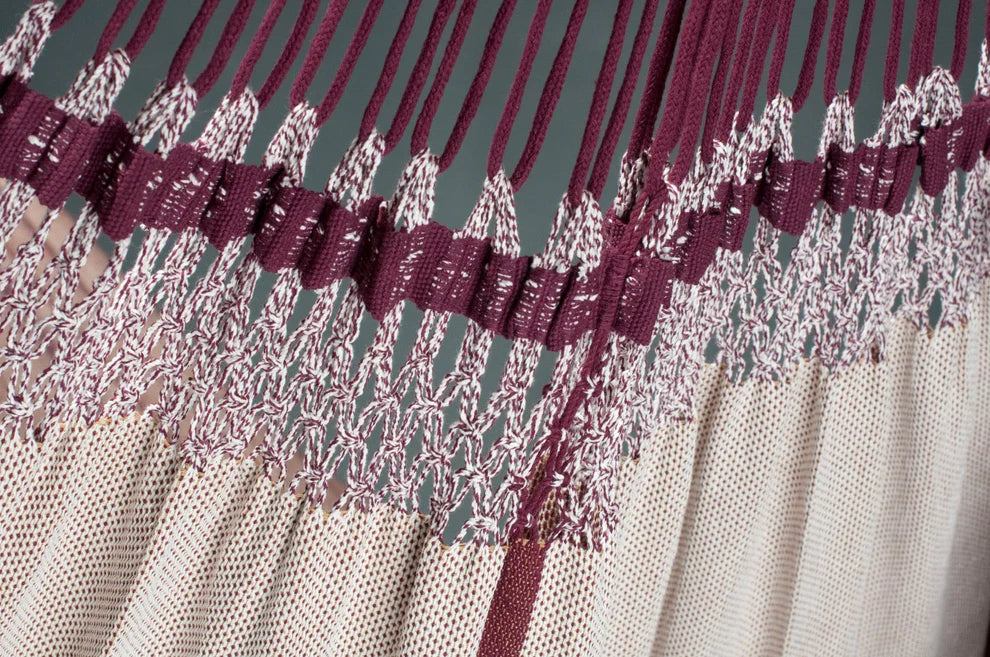 Bossanova Bordeaux Luxury Organic Cotton Kingsize Hammock