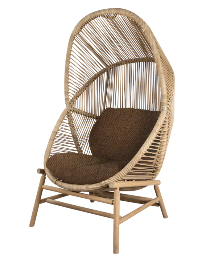 Hive Woven Hanging Chair with Cushions