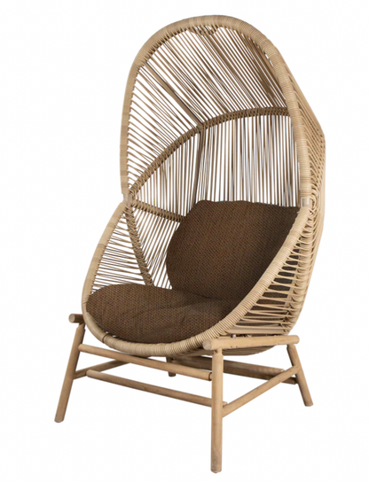 Hive Woven Hanging Chair with Cushions