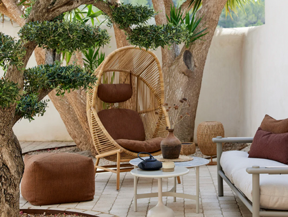 Hive Woven Hanging Chair with Cushions