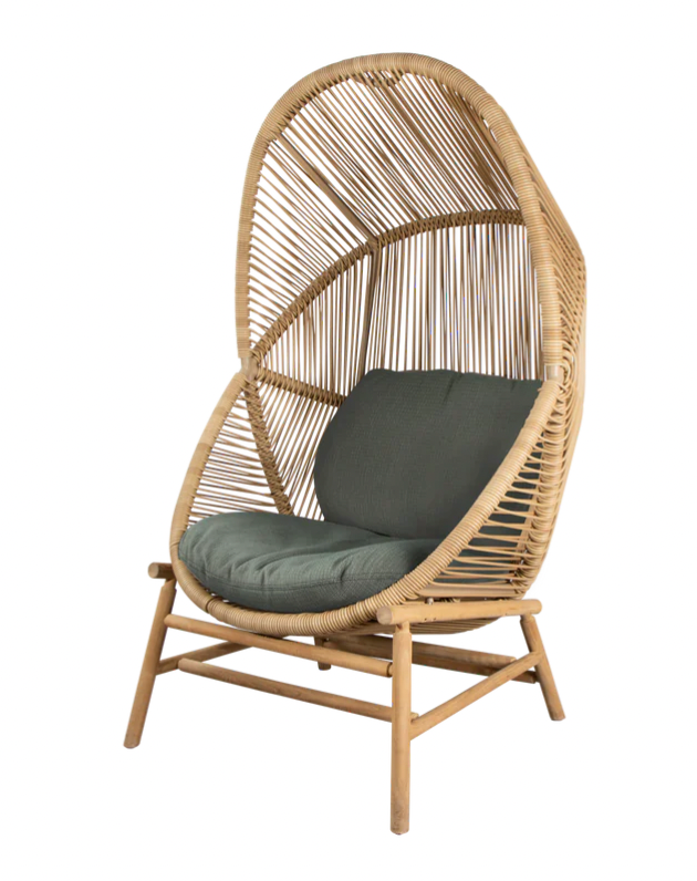 Hive Woven Hanging Chair with Cushions