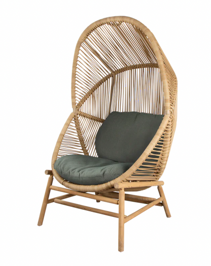 Hive Woven Hanging Chair with Cushions