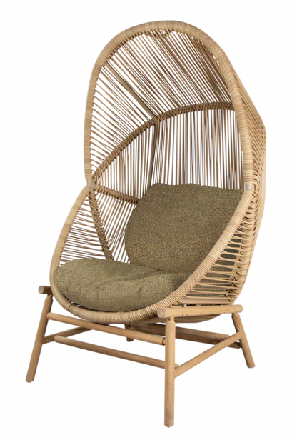 Hive Woven Hanging Chair with Cushions