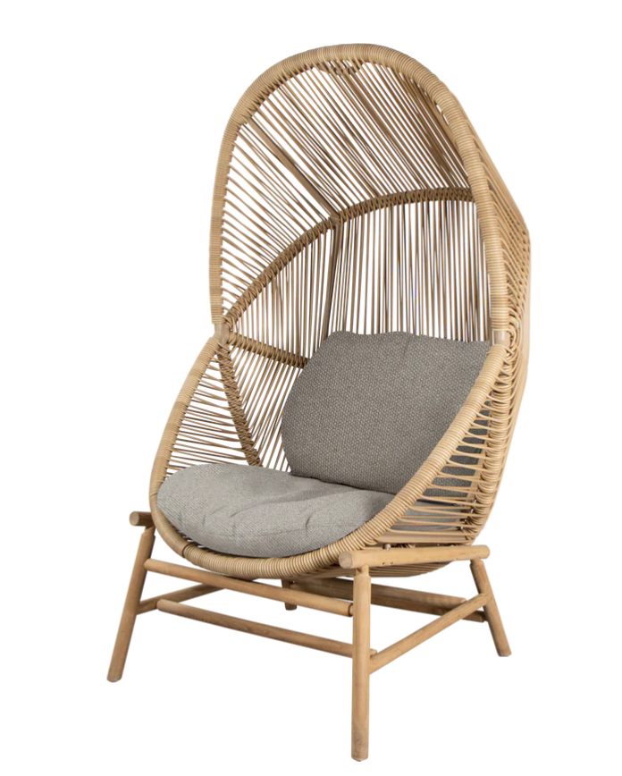 Hive Woven Hanging Chair with Cushions