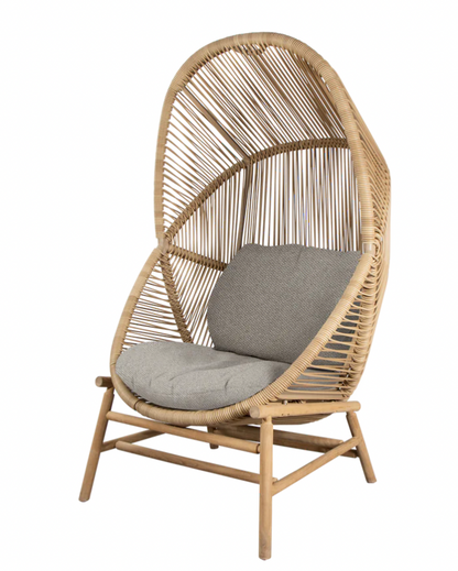 Hive Woven Hanging Chair with Cushions