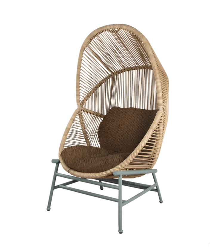 Hive Woven Hanging Chair with Cushions