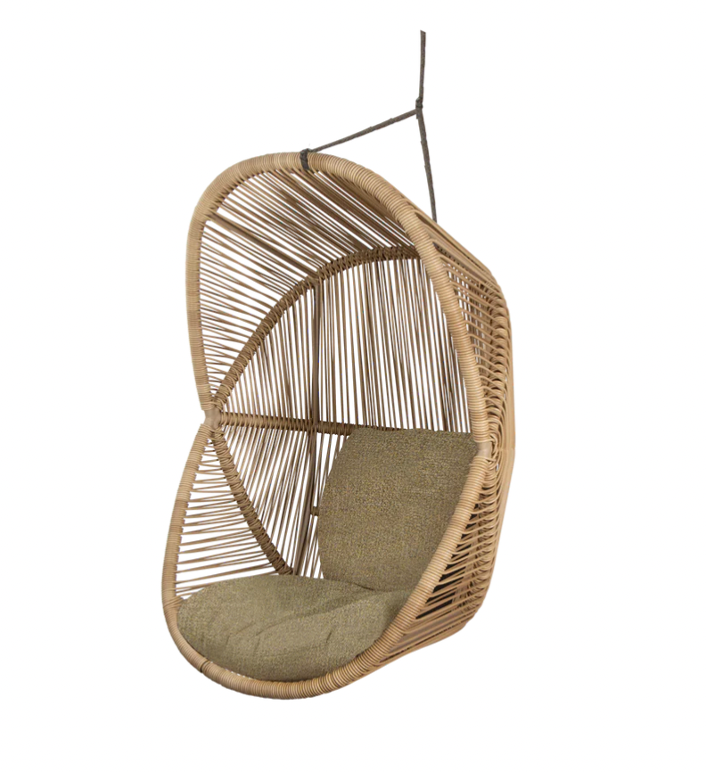 Hive Woven Hanging Chair with Cushions