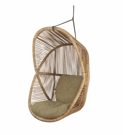 Hive Woven Hanging Chair with Cushions