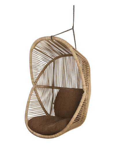Hive Woven Hanging Chair with Cushions