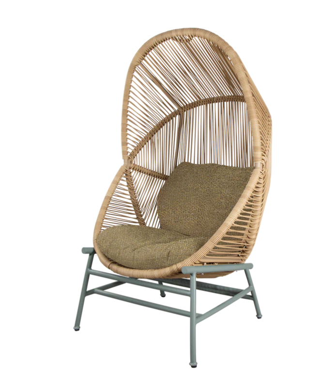 Hive Woven Hanging Chair with Cushions