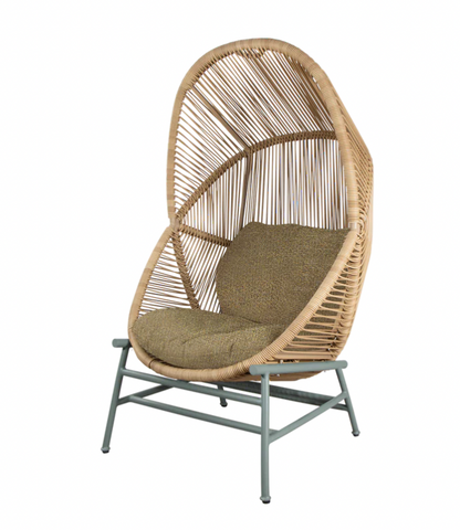 Hive Woven Hanging Chair with Cushions
