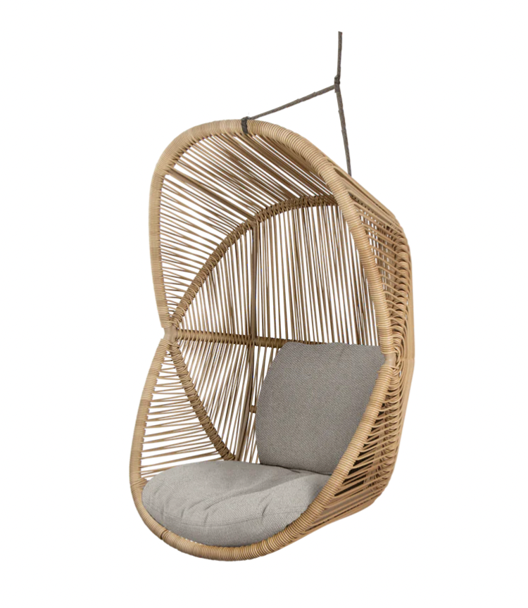 Hive Woven Hanging Chair with Cushions