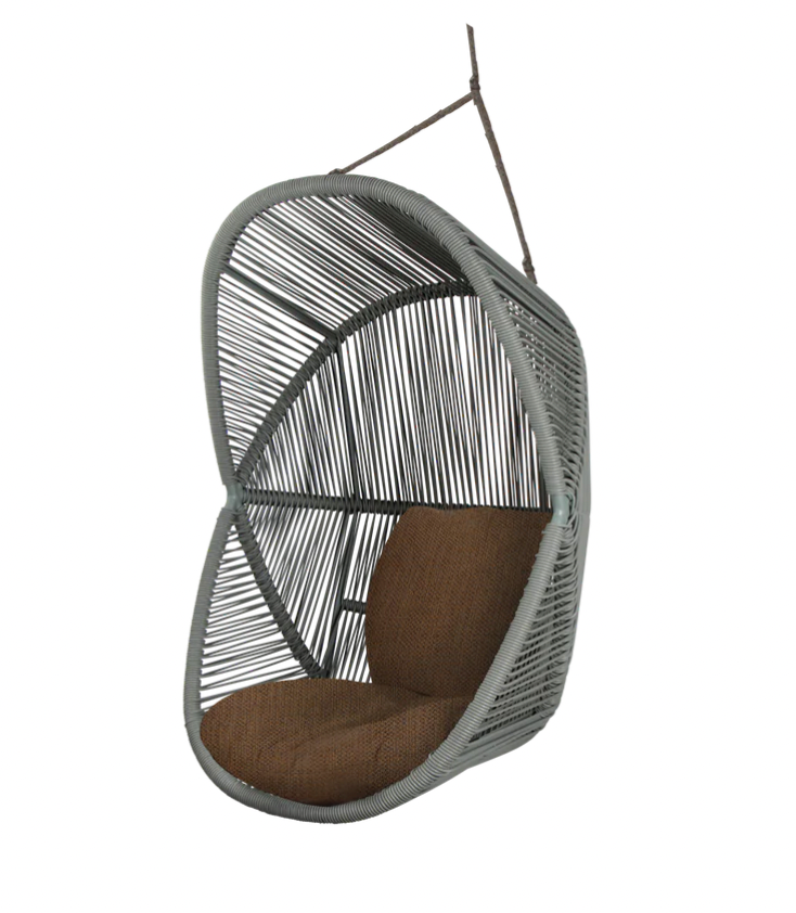 Hive Woven Hanging Chair with Cushions