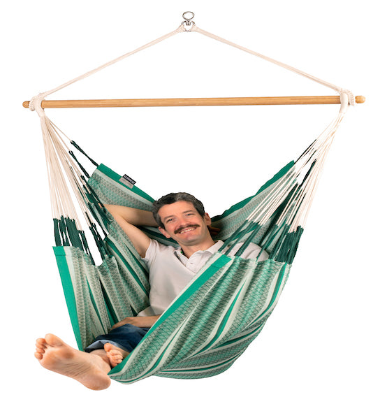 Habana - Agave - Organic Cotton Hammock Chair - HangingComfort
