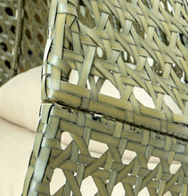 Load image into Gallery viewer, Modern Green Wicker - Modular Double Hanging Chair - HangingComfort