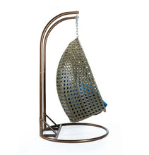 Load image into Gallery viewer, Modern Beige Wicker - Double Hanging Chair - HangingComfort