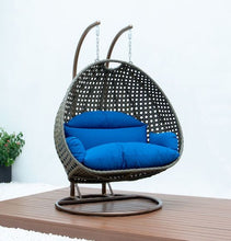 Load image into Gallery viewer, Modern Beige Wicker - Double Hanging Chair - HangingComfort