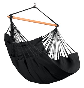 Habana - Onyx - Organic Cotton Hammock Chair - HangingComfort