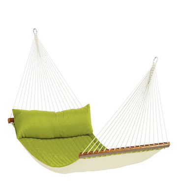 Alabama - Avocado - Quilted Kingsize Spreader Bar Hammock - HangingComfort