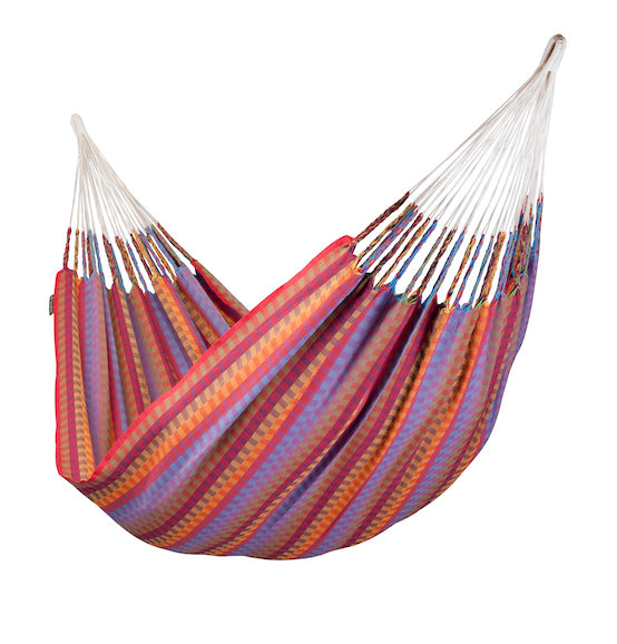 Carolina - Flowers - Organic Cotton Double Hammock - HangingComfort