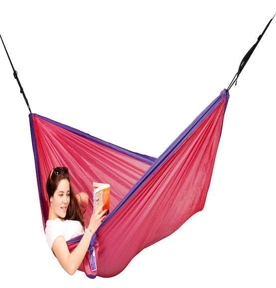 Colibri 3.0 - Pashionflower - Single Travel Hammock with Suspension - HangingComfort