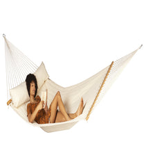 Load image into Gallery viewer, Alabama Vanilla Quilted Kingsize Spreader Bar Hammock