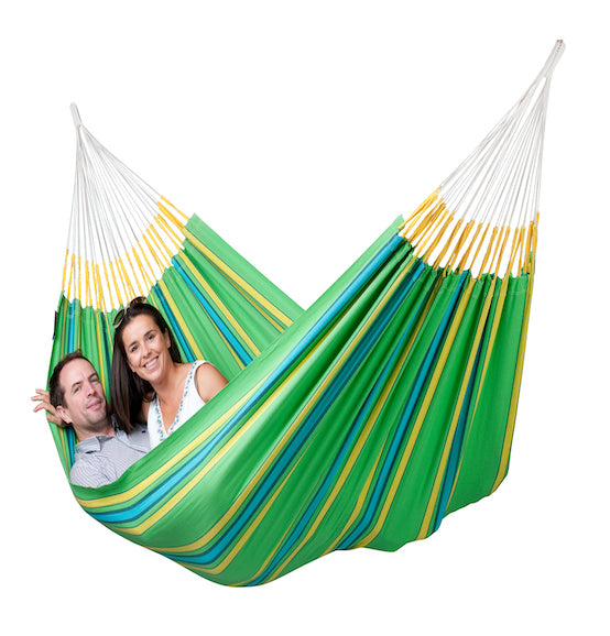 Currambera -Kiwi - Organic Cotton Double Hammock - HangingComfort