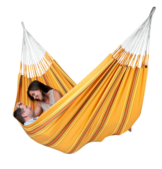 Currambera - Apricot - Organic Cotton Double Hammock - HangingComfort