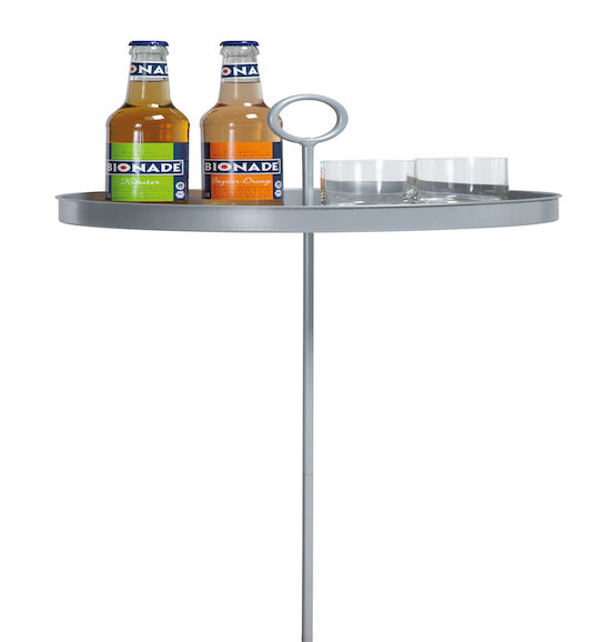 Mosero - Silver - Powder Coated Steel Hammock Table - HangingComfort