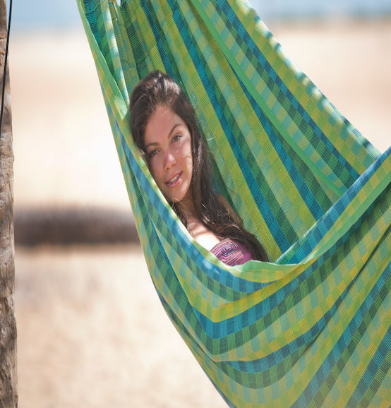 Carolina - Spring - Organic Cotton Double Hammock - HangingComfort