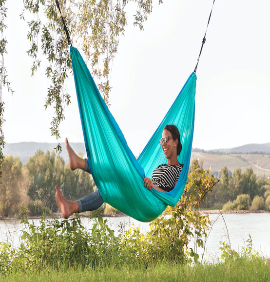 Colibri 3.0 - Caribic - Single Travel Hammock with Suspension - HangingComfort
