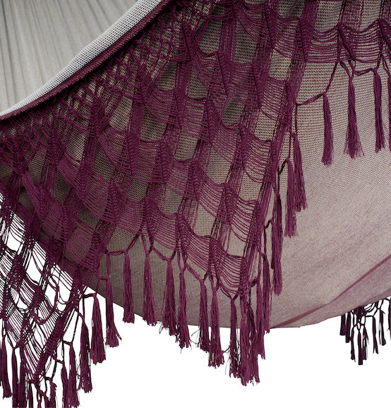 Bossanova - Bordeaux - Luxury Organic Cotton Kingsize Hammock - HangingComfort