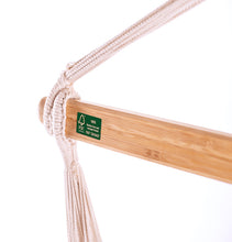 Load image into Gallery viewer, Habana - Azure - Organic Cotton Hammock Chair - HangingComfort