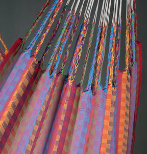 Carolina - Flowers - Organic Cotton Double Hammock - HangingComfort