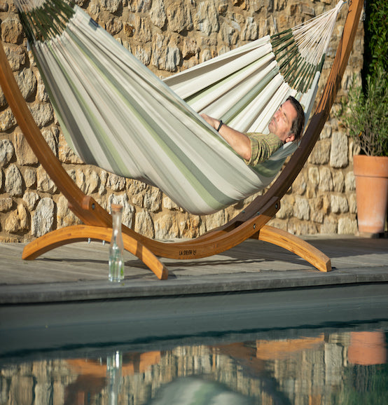 Brisa - Cedar  - Weather Resistant Double Hammock - HangingComfort