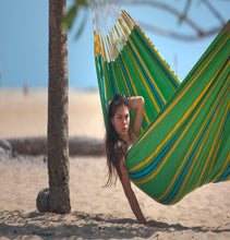 Load image into Gallery viewer, Currambera -Kiwi - Organic Cotton Double Hammock - HangingComfort