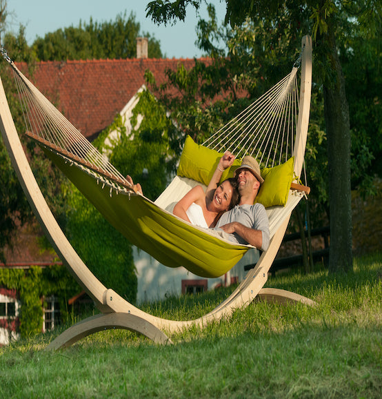 Alabama - Avocado - Quilted Kingsize Spreader Bar Hammock - HangingComfort
