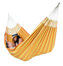 Load image into Gallery viewer, Carolina - Citrus - Organic Cotton Double Hammock - HangingComfort
