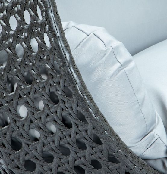 Modern Charcoal Wicker - Double Hanging Chair - HangingComfort